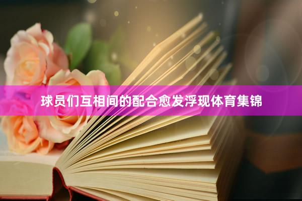 球员们互相间的配合愈发浮现体育集锦