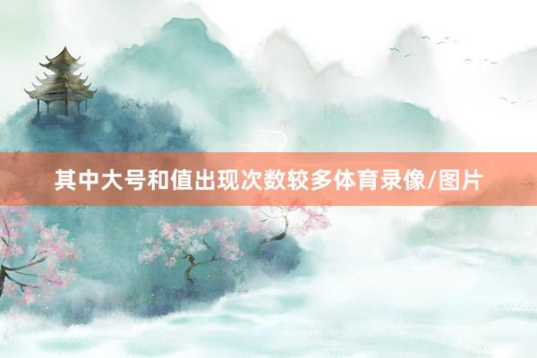 其中大号和值出现次数较多体育录像/图片