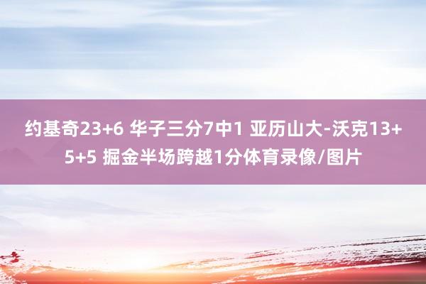 约基奇23+6 华子三分7中1 亚历山大-沃克13+5+5 掘金半场跨越1分体育录像/图片