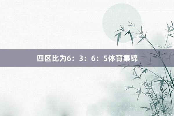 四区比为6：3：6：5体育集锦