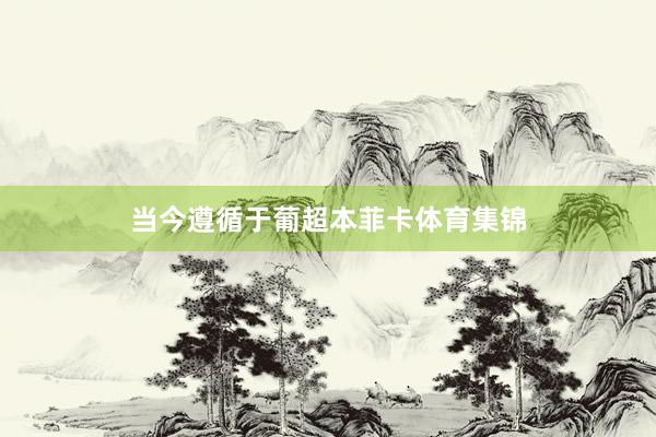 当今遵循于葡超本菲卡体育集锦