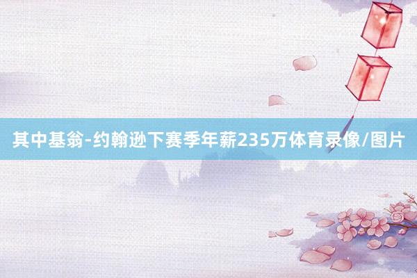 其中基翁-约翰逊下赛季年薪235万体育录像/图片