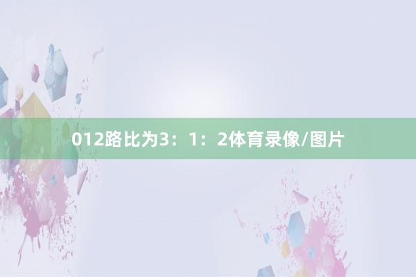 012路比为3:1:2体育录像/图片