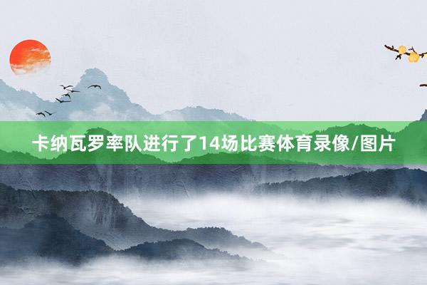 卡纳瓦罗率队进行了14场比赛体育录像/图片