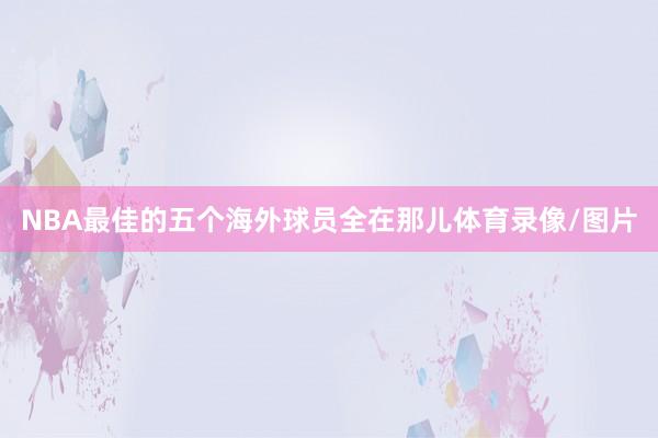 NBA最佳的五个海外球员全在那儿体育录像/图片