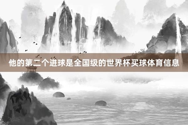 他的第二个进球是全国级的世界杯买球体育信息