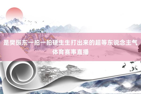 是樊振东一拍一拍硬生生打出来的超等东说念主气体育赛事直播