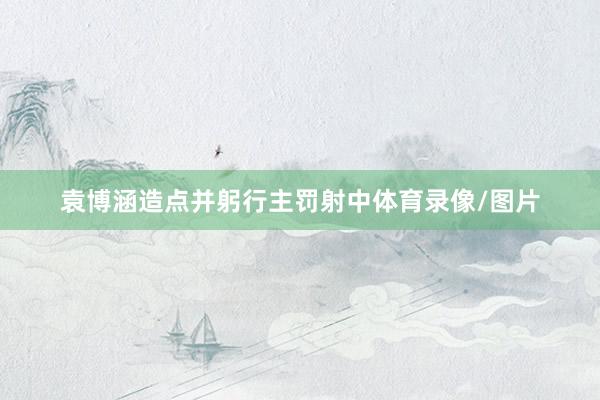 袁博涵造点并躬行主罚射中体育录像/图片