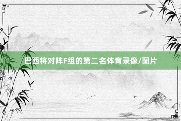 巴西将对阵F组的第二名体育录像/图片